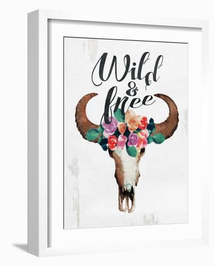 Wild And Free-Jace Grey-Framed Art Print