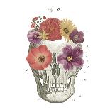 Floral Skull I-Wild Apple-Art Print