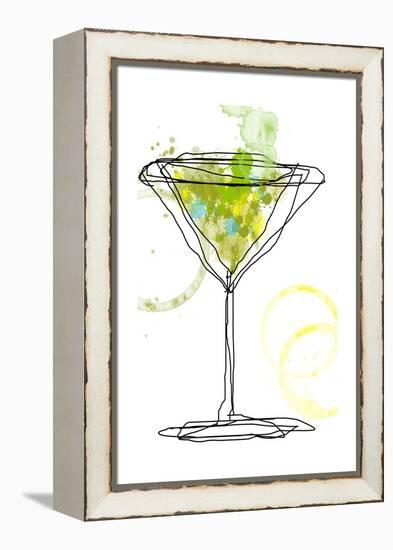 Wild Apple Martini-Jan Weiss-Framed Stretched Canvas