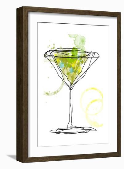 Wild Apple Martini-Jan Weiss-Framed Art Print