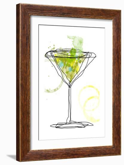 Wild Apple Martini-Jan Weiss-Framed Art Print