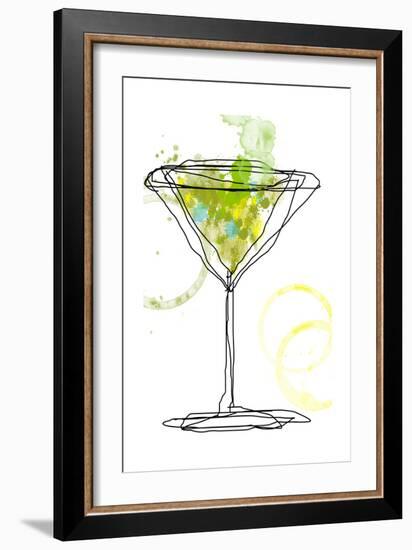 Wild Apple Martini-Jan Weiss-Framed Art Print