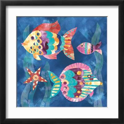 Funny Fishing Evolution - Colorful fish Photographic Print for