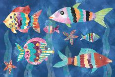 Boho Reef Fish III-Wild Apple Portfolio-Art Print