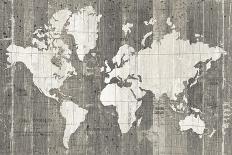 Old World Map Blue v2-Wild Apple Portfolio-Art Print