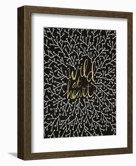 Wild at Heart - Black and Gold Palette-Cat Coquillette-Framed Premium Giclee Print