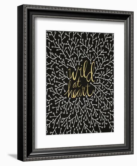 Wild at Heart - Black and Gold Palette-Cat Coquillette-Framed Premium Giclee Print