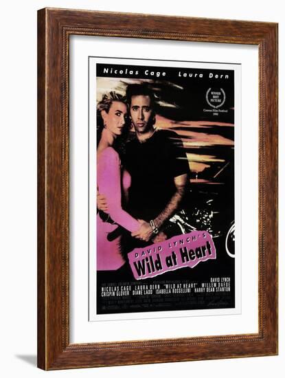 Wild at Heart, Nicolas Cage, Laura Dern, 1990. © Samuel Goldwyn Company/courtesy Everett Collection-null-Framed Art Print