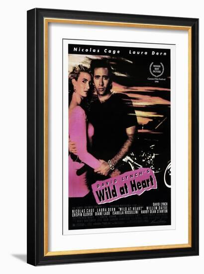 Wild at Heart, Nicolas Cage, Laura Dern, 1990. © Samuel Goldwyn Company/courtesy Everett Collection-null-Framed Art Print