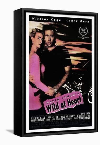Wild at Heart, Nicolas Cage, Laura Dern, 1990. © Samuel Goldwyn Company/courtesy Everett Collection-null-Framed Stretched Canvas