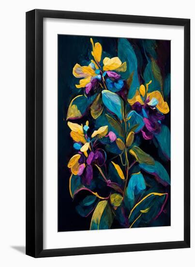 Wild Balsam Flowers II-Avril Anouilh-Framed Art Print