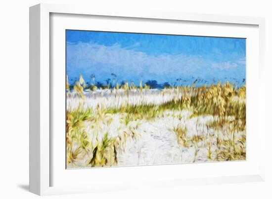 Wild Beach - In the Style of Oil Painting-Philippe Hugonnard-Framed Giclee Print