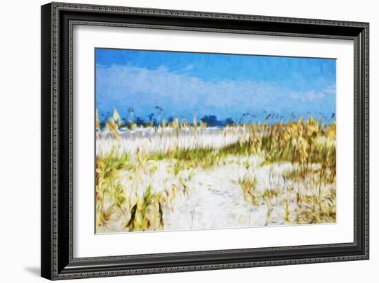 Wild Beach - In the Style of Oil Painting-Philippe Hugonnard-Framed Giclee Print