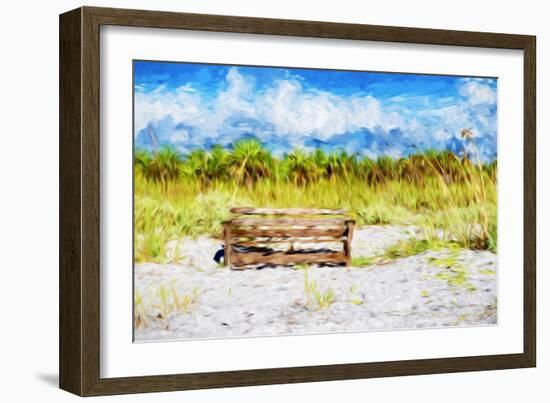 Wild Bench - In the Style of Oil Painting-Philippe Hugonnard-Framed Giclee Print