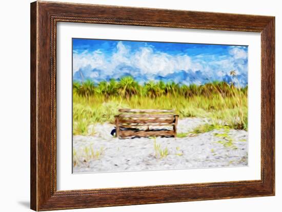 Wild Bench - In the Style of Oil Painting-Philippe Hugonnard-Framed Giclee Print