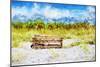 Wild Bench - In the Style of Oil Painting-Philippe Hugonnard-Mounted Giclee Print