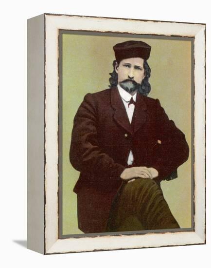 Wild Bill Hickok Alias James Butler American Frontiersman Stage Driver Scout and Us Marshal-null-Framed Premier Image Canvas