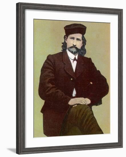 Wild Bill Hickok Alias James Butler American Frontiersman Stage Driver Scout and Us Marshal-null-Framed Photographic Print