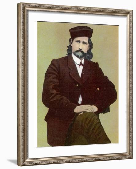 Wild Bill Hickok Alias James Butler American Frontiersman Stage Driver Scout and Us Marshal-null-Framed Photographic Print