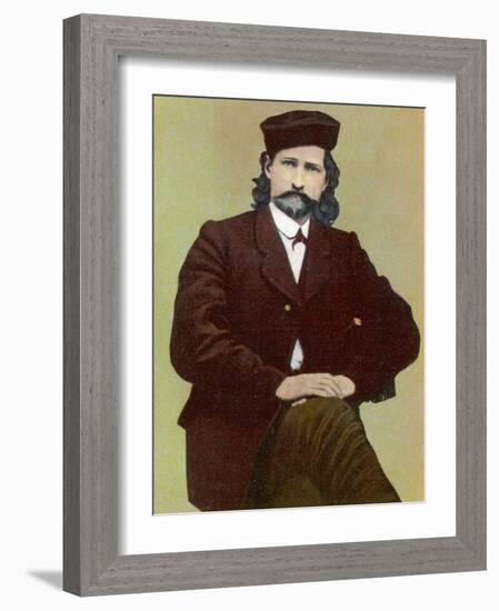 Wild Bill Hickok Alias James Butler American Frontiersman Stage Driver Scout and Us Marshal-null-Framed Photographic Print