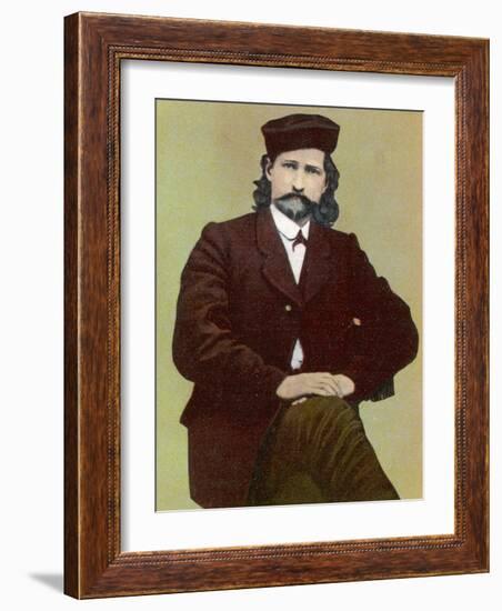 Wild Bill Hickok Alias James Butler American Frontiersman Stage Driver Scout and Us Marshal-null-Framed Photographic Print