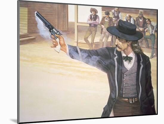 Wild Bill Hickok-null-Mounted Giclee Print