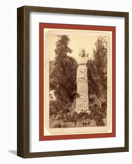 Wild Bill's Monument. James B. Hickoc [I.E. Hickok]-John C. H. Grabill-Framed Giclee Print