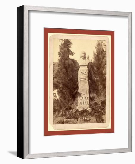 Wild Bill's Monument. James B. Hickoc [I.E. Hickok]-John C. H. Grabill-Framed Giclee Print