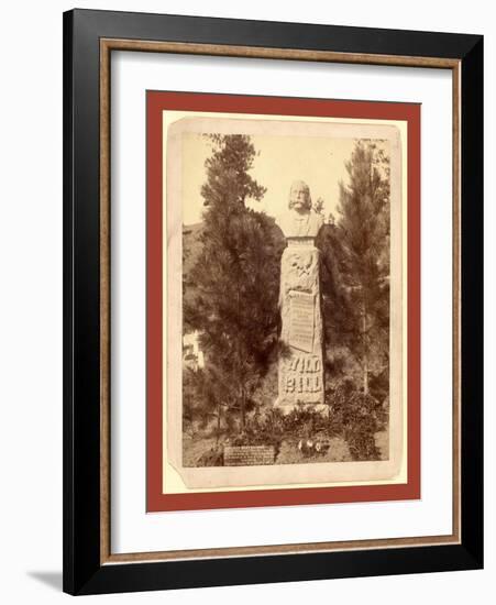 Wild Bill's Monument. James B. Hickoc [I.E. Hickok]-John C. H. Grabill-Framed Giclee Print