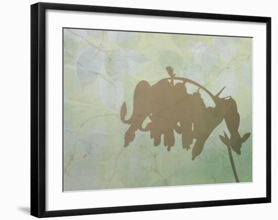 Wild Bleeding Heart-October Flanders-Framed Giclee Print