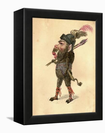 Wild Boar 1873 'Missing Links' Parade Costume Design-Charles Briton-Framed Premier Image Canvas