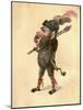 Wild Boar 1873 'Missing Links' Parade Costume Design-Charles Briton-Mounted Giclee Print