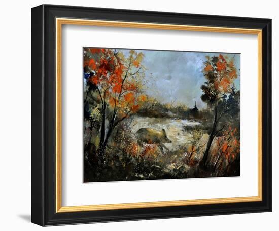 Wild Boar 56-Pol Ledent-Framed Art Print