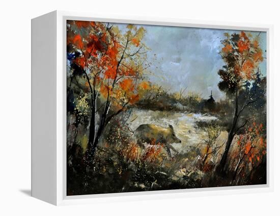 Wild Boar 56-Pol Ledent-Framed Stretched Canvas