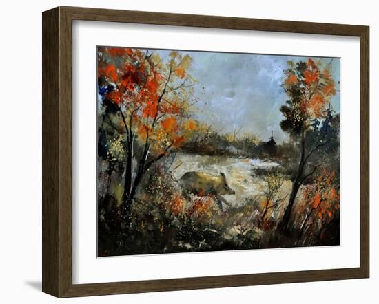 Wild Boar 56-Pol Ledent-Framed Art Print