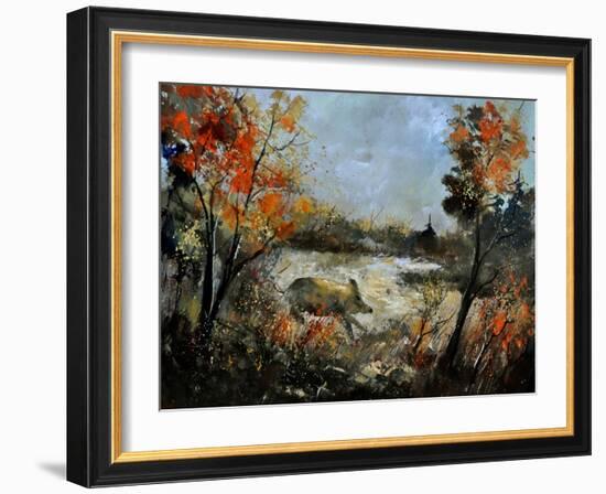 Wild Boar 56-Pol Ledent-Framed Art Print