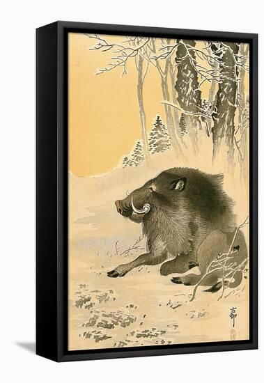 Wild Boar-Koson Ohara-Framed Premier Image Canvas