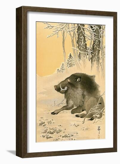 Wild Boar-Koson Ohara-Framed Giclee Print