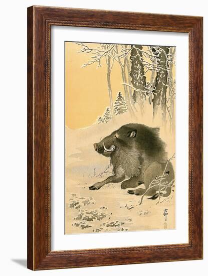 Wild Boar-Koson Ohara-Framed Giclee Print