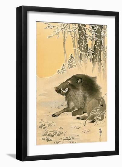 Wild Boar-Koson Ohara-Framed Giclee Print