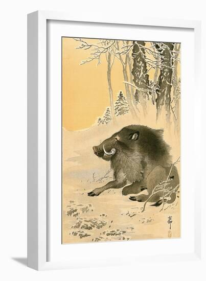 Wild Boar-Koson Ohara-Framed Giclee Print