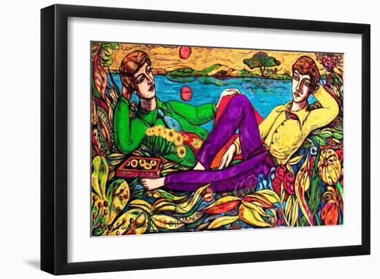 Wild Boys, 2011-Adrian Wiszniewski-Framed Giclee Print