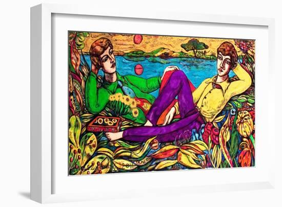 Wild Boys, 2011-Adrian Wiszniewski-Framed Giclee Print