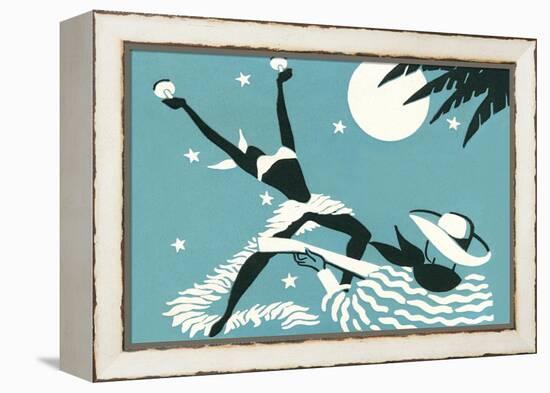 Wild Caribbean Dancer-null-Framed Stretched Canvas