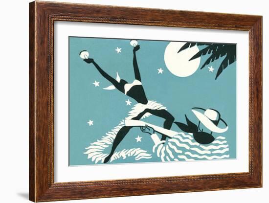 Wild Caribbean Dancer-null-Framed Art Print