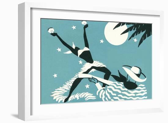 Wild Caribbean Dancer-null-Framed Art Print