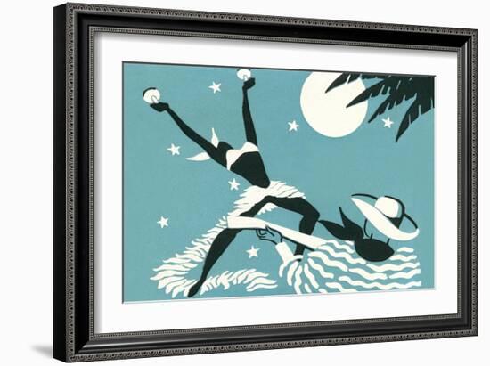 Wild Caribbean Dancer-null-Framed Art Print