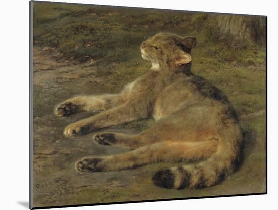 Wild Cat, 1850-Rosa Bonheur-Mounted Giclee Print