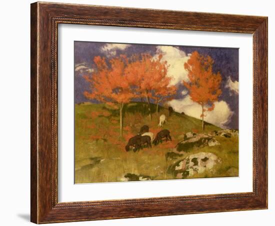 Wild Cherries in the Tyrol, c.1909-Adrian Scott Stokes-Framed Giclee Print