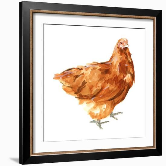 Wild Chicken I-Emma Scarvey-Framed Art Print